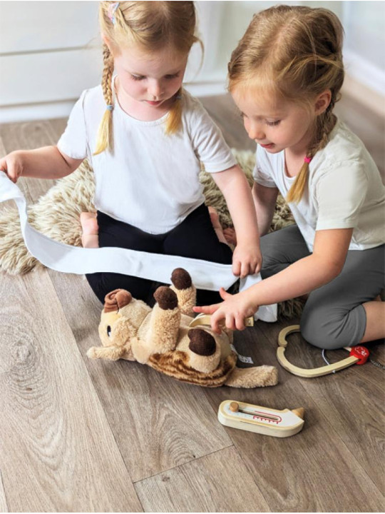 Torba lekarska dla dzieci z akcesoriami jasnozielona Small Foot