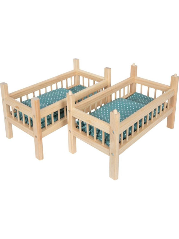 Podwójne drewniane łóżeczko dla lalek Small Foot