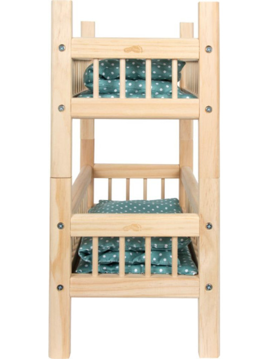 Podwójne drewniane łóżeczko dla lalek Small Foot