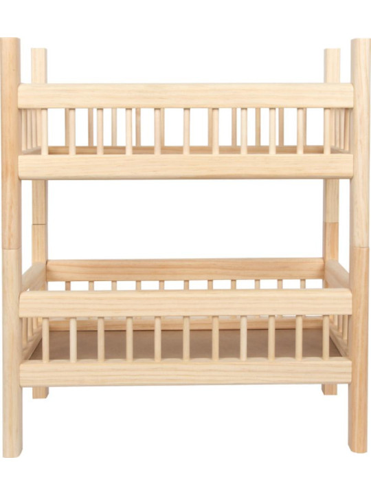 Podwójne drewniane łóżeczko dla lalek Small Foot