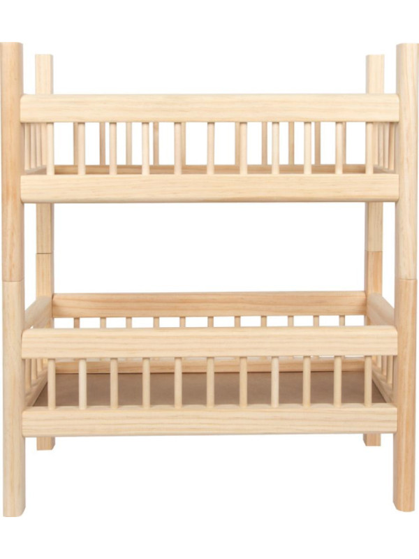 Podwójne drewniane łóżeczko dla lalek Small Foot