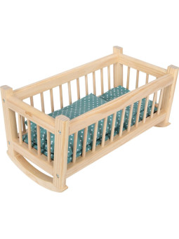 Łóżeczko na biegunach Kołyska dla lalki Small Foot