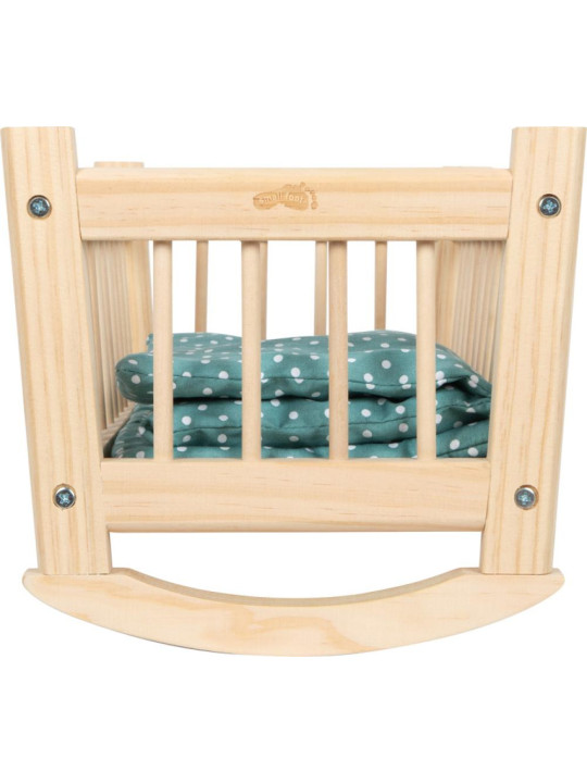 Łóżeczko na biegunach Kołyska dla lalki Small Foot