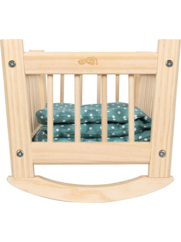 Łóżeczko na biegunach Kołyska dla lalki Small Foot