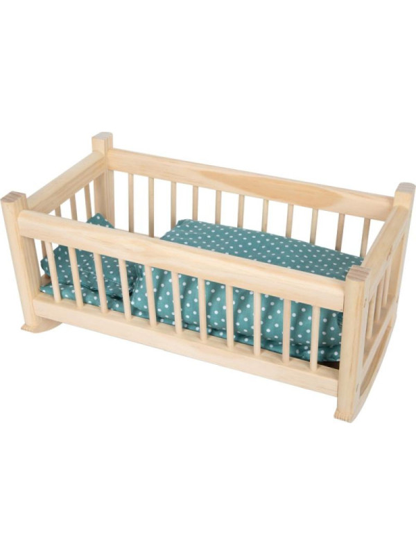 Łóżeczko na biegunach Kołyska dla lalki Small Foot