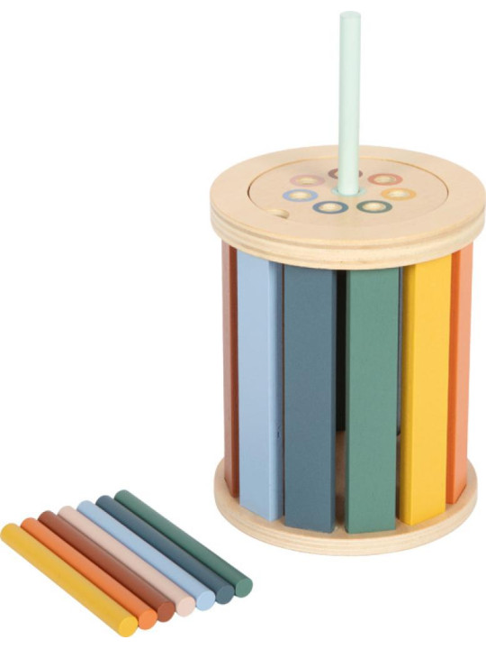 Edukacyjna gra Montessori sortowanie i dopasowywanie z bębnem Small Foot