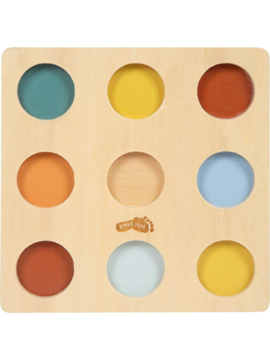 Edukacyjny sorter Montessori z drewnianymi kulkami i planszą Small Foot