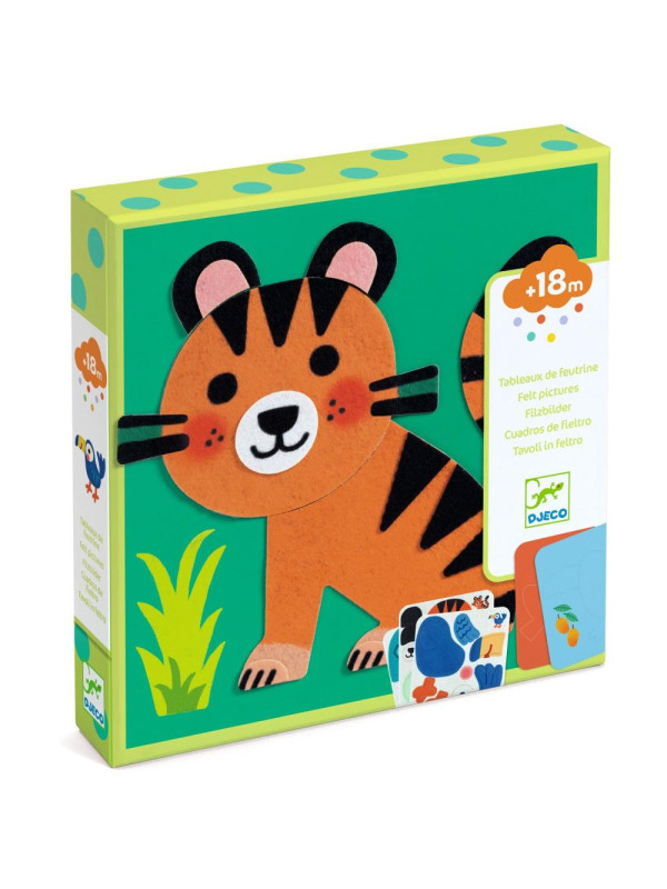 Wyklejanki filcowe MIĘKKIE ZWIERZĄTKA DJ00047