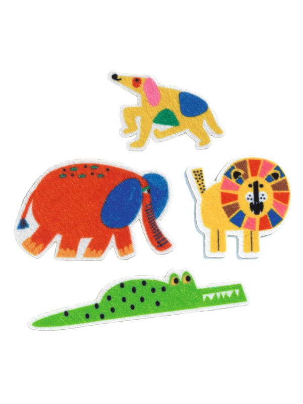 Filcowe naklejki dla maluchów ZWIERZAKI DJ00950