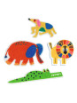 Filcowe naklejki dla maluchów ZWIERZAKI DJ00950