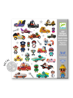 Zestaw naklejek 160 szt ŚWIAT CRAZY MOTORS DJ09287