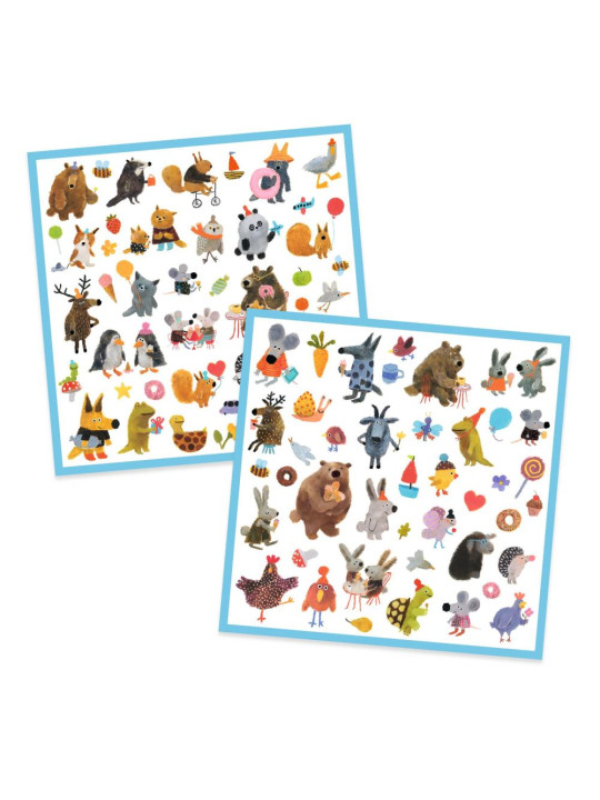 Zestaw naklejek 160 szt. PRZYJACIELE DJ09317