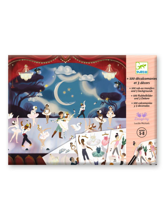 Zestaw kalkomanii - MAŁA SZKOŁA BALETOWA DJ09356