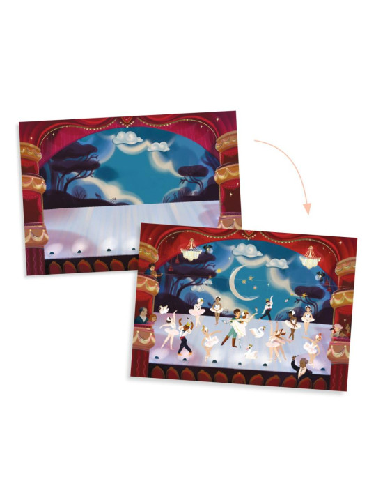 Zestaw kalkomanii - MAŁA SZKOŁA BALETOWA DJ09356