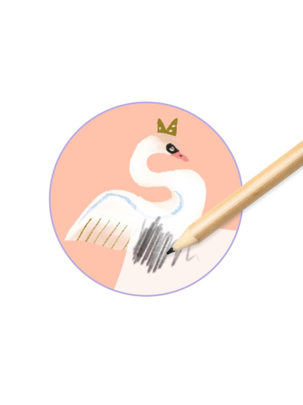 Zestaw kalkomanii - MAŁA SZKOŁA BALETOWA DJ09356