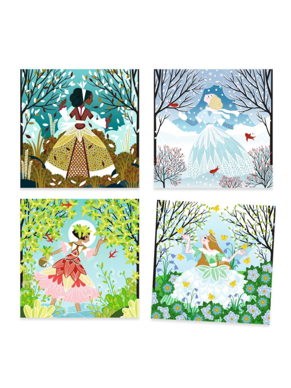 Zestaw art. z folią transferową PORY ROKU DJ09528