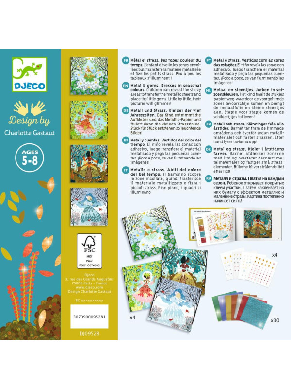 Zestaw art. z folią transferową PORY ROKU DJ09528