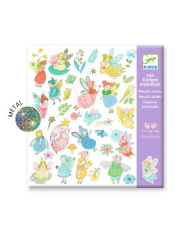 Metaliczne naklejki LŚNIACE WRÓŻKI DJ09554