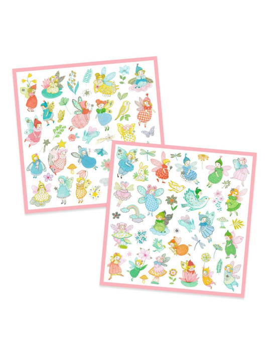 Metaliczne naklejki LŚNIACE WRÓŻKI DJ09554