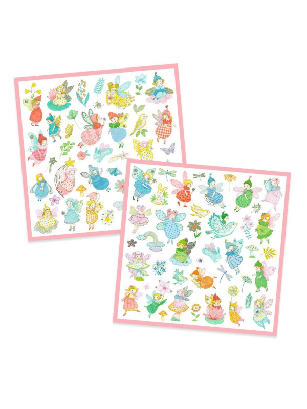 Metaliczne naklejki LŚNIACE WRÓŻKI DJ09554