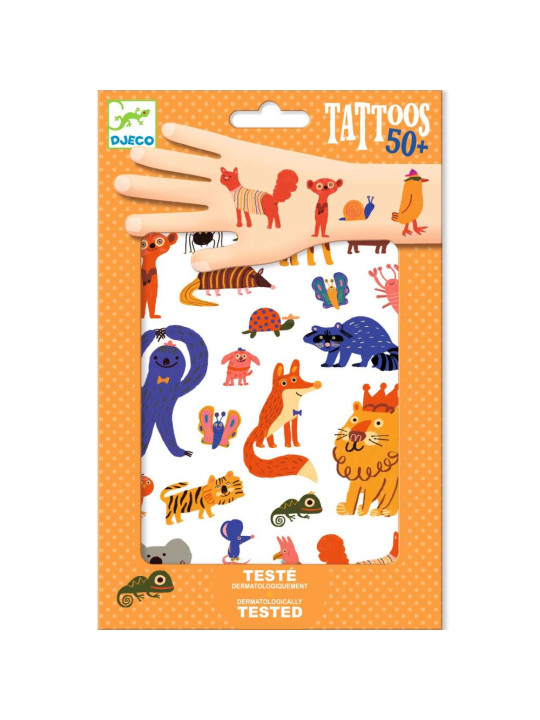 Tatuaże ŚMIESZNE ZWIERZĄTKA DJ09917