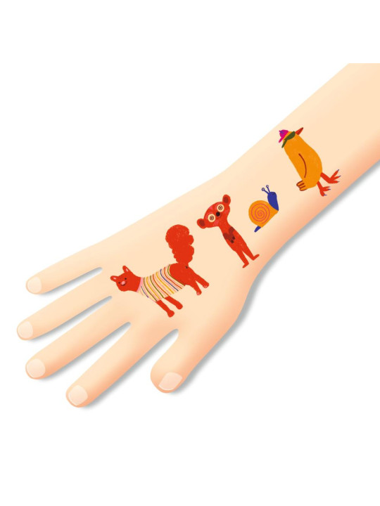 Tatuaże ŚMIESZNE ZWIERZĄTKA DJ09917