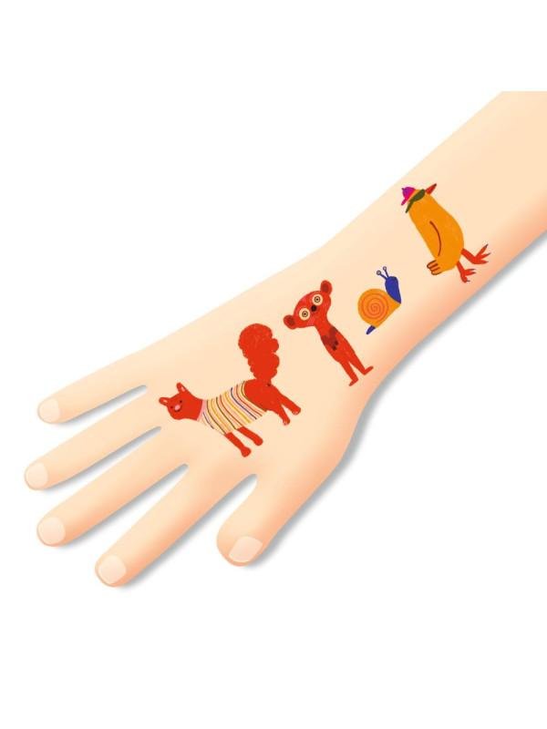 Tatuaże ŚMIESZNE ZWIERZĄTKA DJ09917