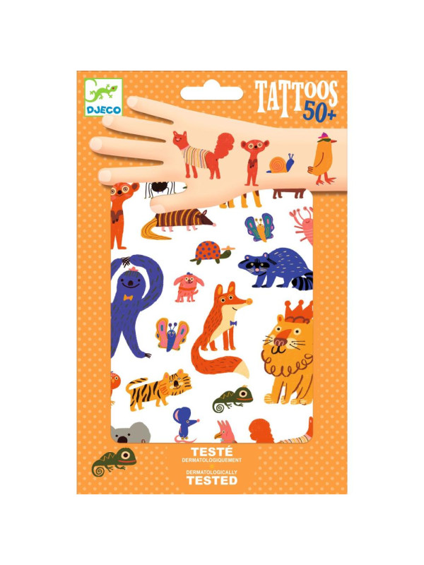 Tatuaże ŚMIESZNE ZWIERZĄTKA DJ09917