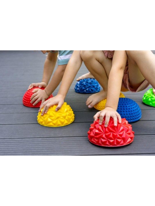 Zestaw półkul sensorycznych 2 szt. diament/kolce