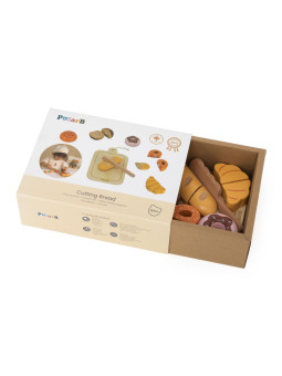 VIGA Drewniany Zestaw Śniadaniowy – Mały Piekarz