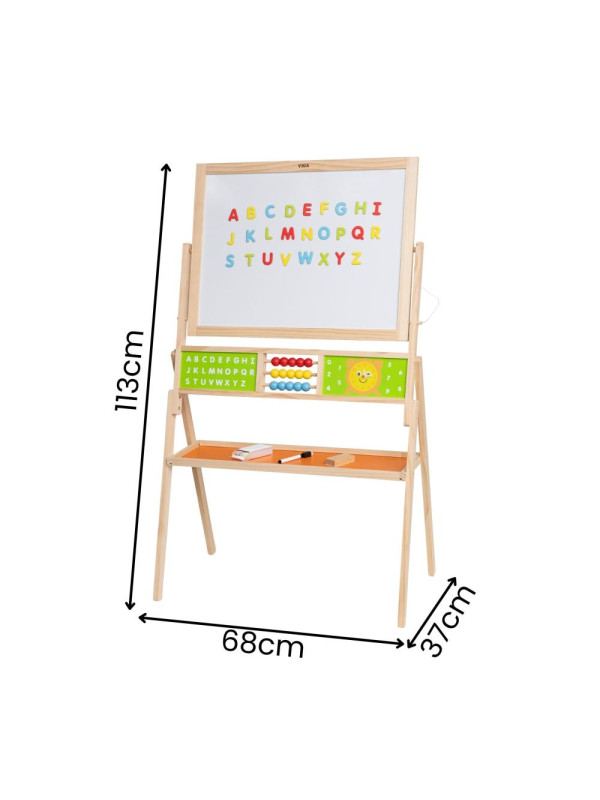 VIGA Duża Tablica Edukacyjna 2w1