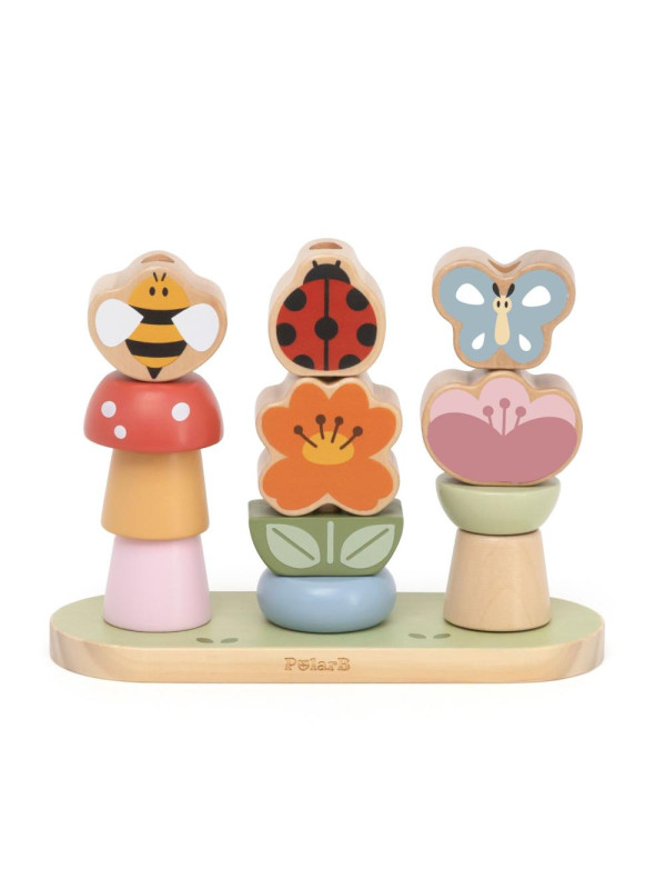 VIGA Drewniana Układanka Sorter Ogród 12m+