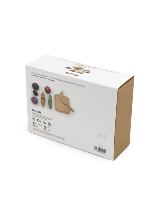 VIGA Drewniany zestaw do krojenia na desce – Warzywa