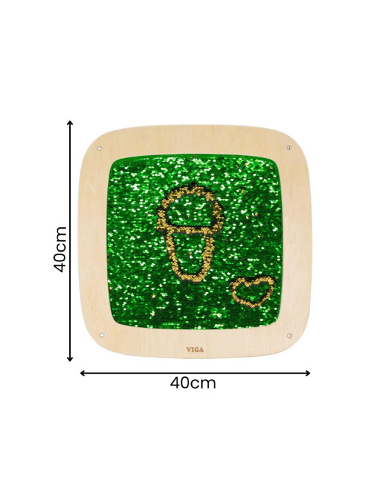 VIGA Panel Aktywności Ścienny z Cekinami
