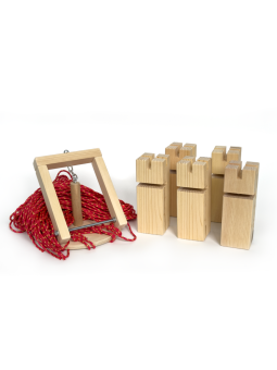 Gra integracyjna Wieża współpracy pojedyncza START czerwona