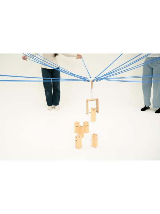 Gra integracyjna Wieża współpracy HARD czerwona