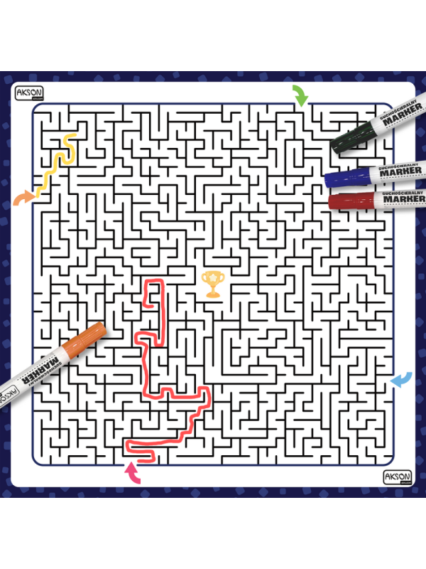 Mata suchościeralna labirynt 100x100 cm