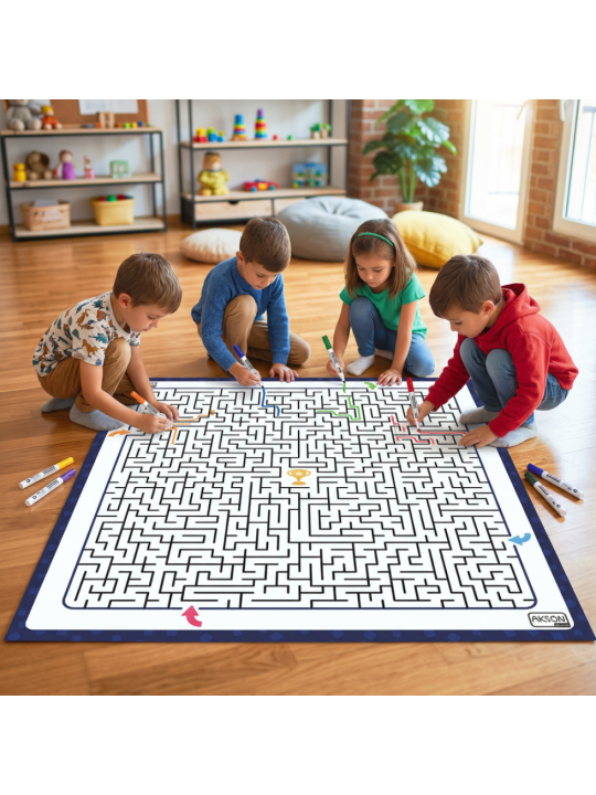 Mata suchościeralna labirynt 100x100 cm