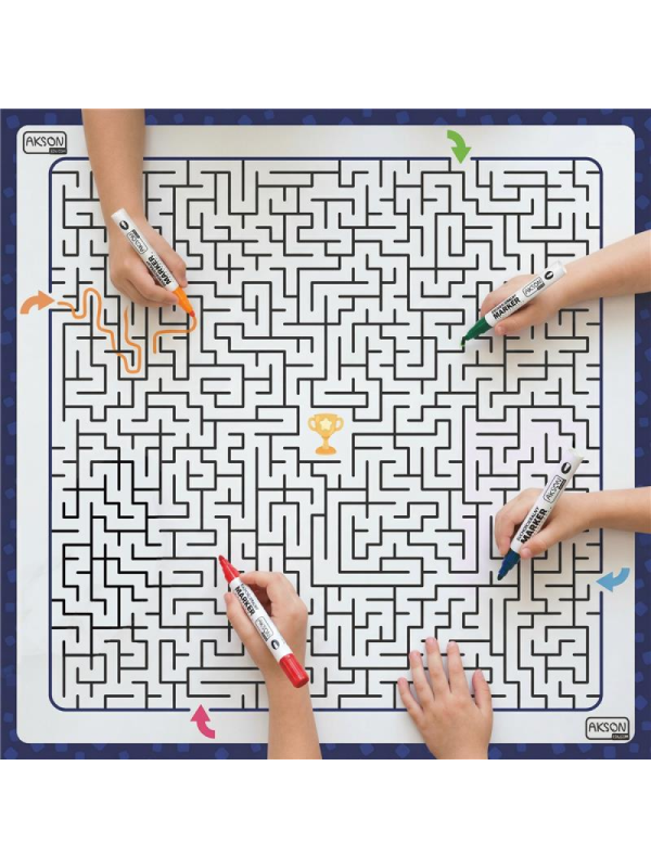 Mata suchościeralna labirynt 100x100 cm