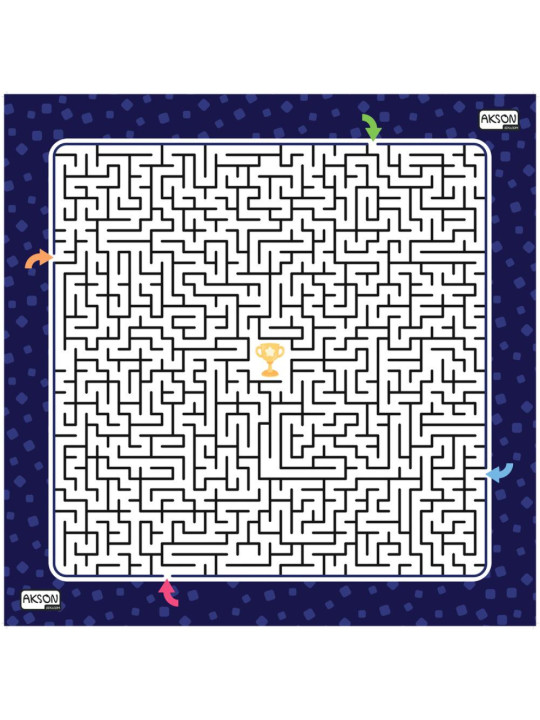 Mata suchościeralna labirynt 100x100 cm