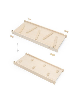 Viga Domowy Plac Zabaw 3w1: Trójkąt Pikler, Bujak i Zjeżdżalnia