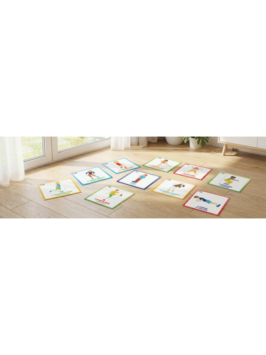 Plansze Animacyjne Rozgrzewka 50x50 cm 11 szt.