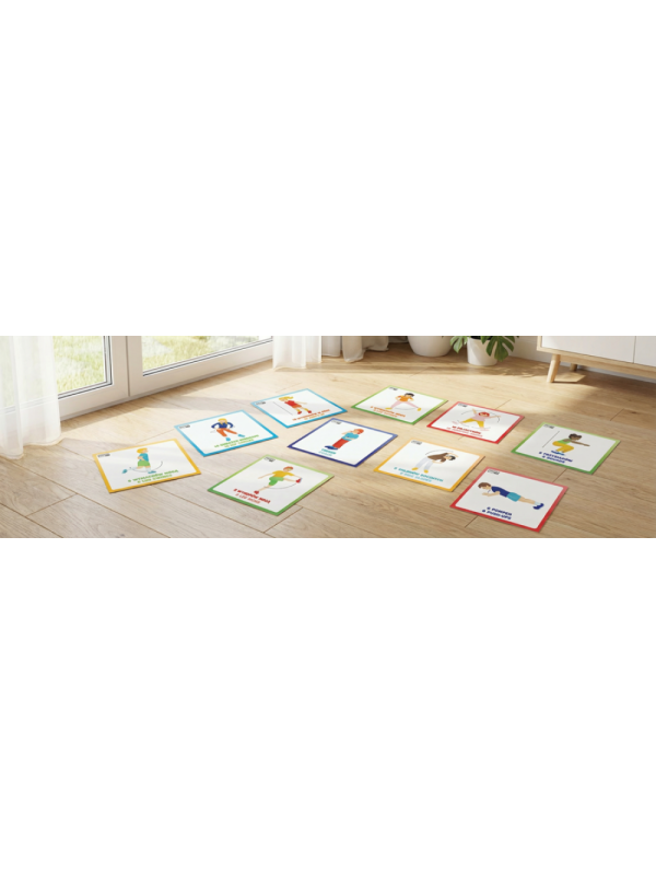 Plansze Animacyjne Rozgrzewka 50x50 cm 11 szt.