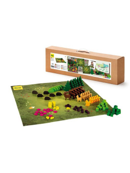 Klocki drewniane układanka Pixelino Maxi Erzi