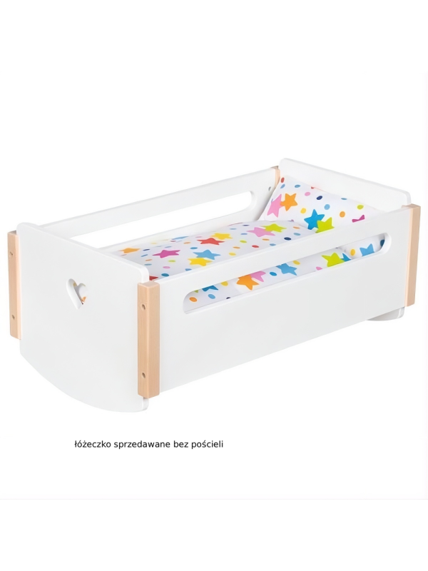 Kołyska dla lalki z serduszkiem Goki