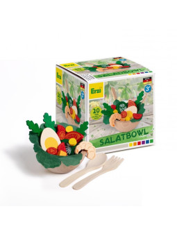 Drewniany Zestaw do zabawy w kuchnię Sałatka Erzi