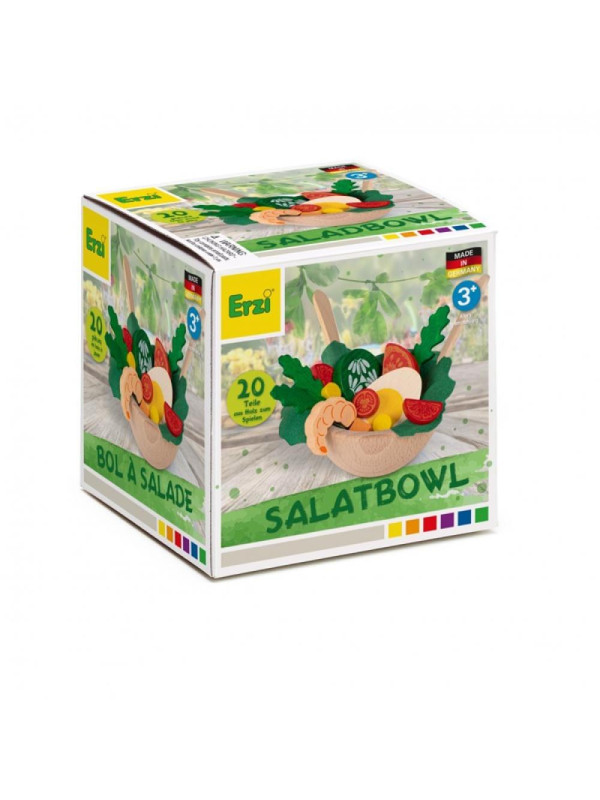 Drewniany Zestaw do zabawy w kuchnię Sałatka Erzi