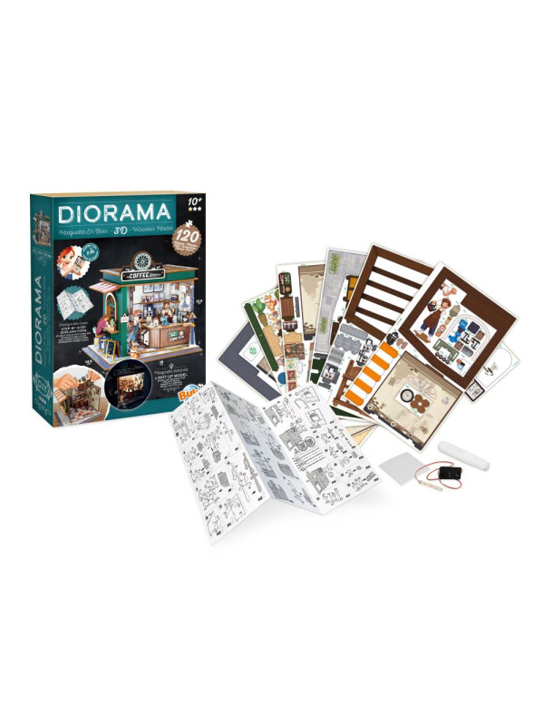 Zrób to sam DIORAMA - kawiarnia 68072