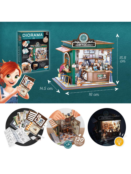 Zrób to sam DIORAMA - kawiarnia 68072