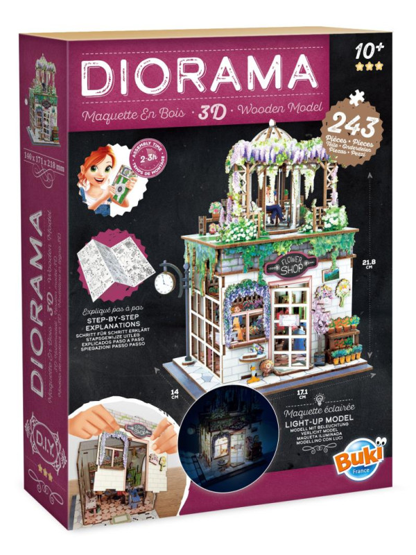 Zrób to sam DIORAMA - kwiaciarnia 68075